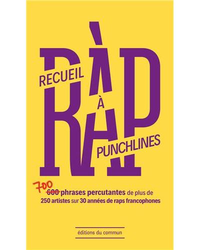 Recueil à punchlines (NED 2021)